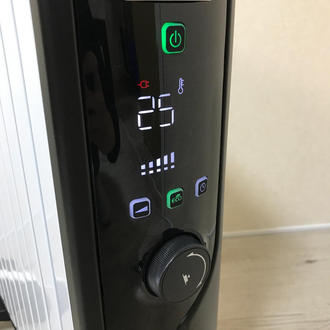 【美品】デロンギ ダイナミックヒーター ホワイト×ブラック MDHU15-BK