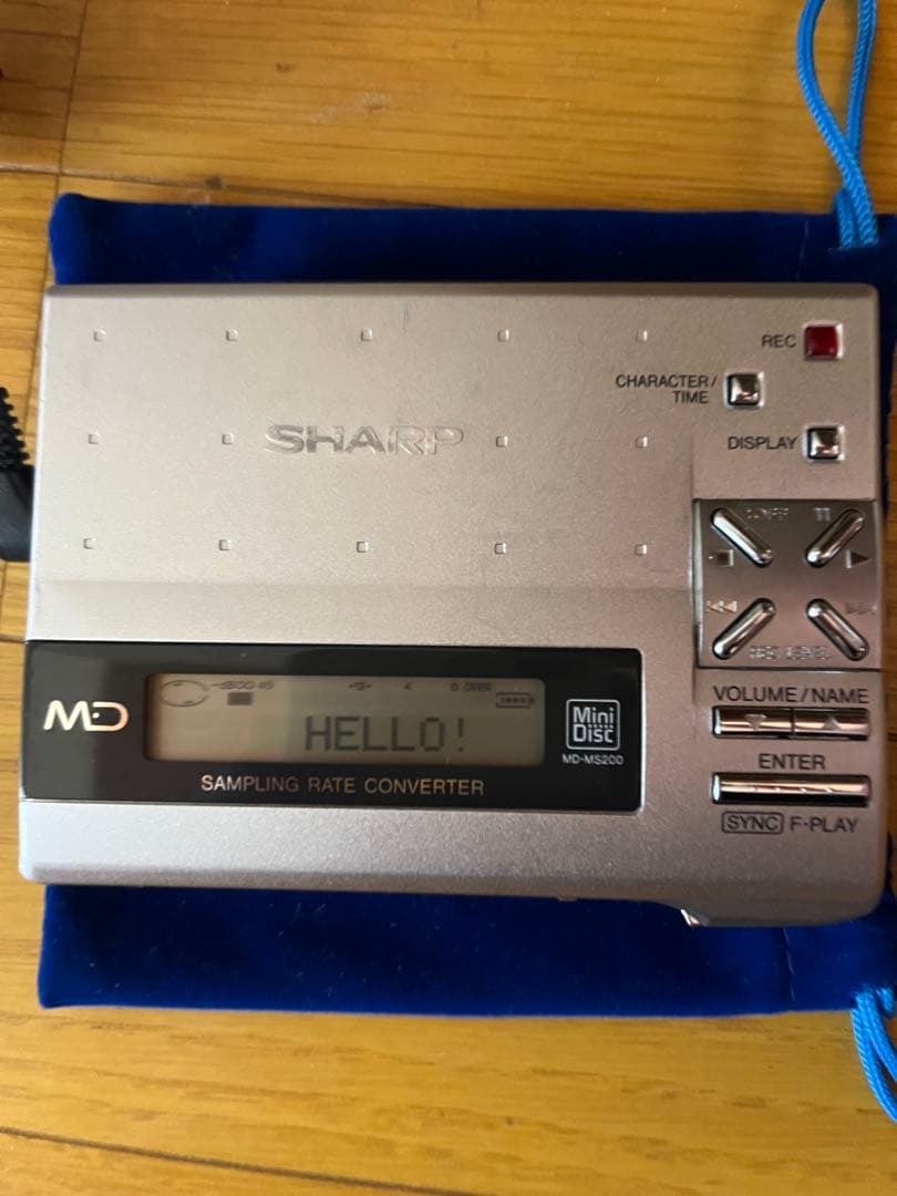 SHARP MD MS200 S ポータブルMDプレーヤー