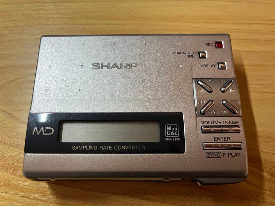 SHARP MD MS200 S ポータブルMDプレーヤー