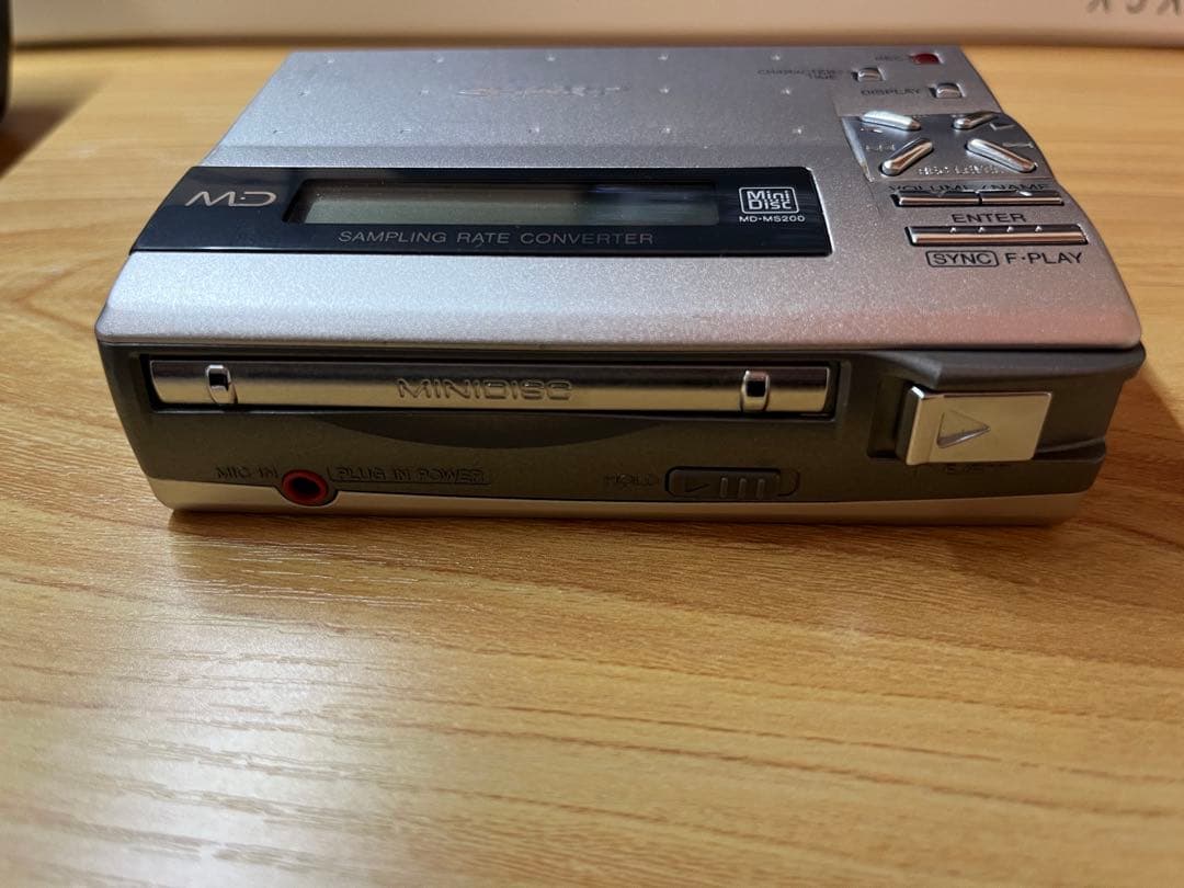 SHARP MD MS200 S ポータブルMDプレーヤー