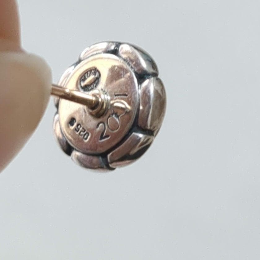  　ピアス　2001イヤーピアス　琥珀アンバー