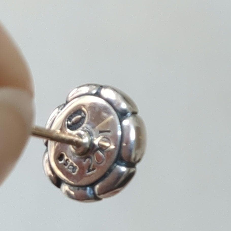  　ピアス　2001イヤーピアス　琥珀アンバー