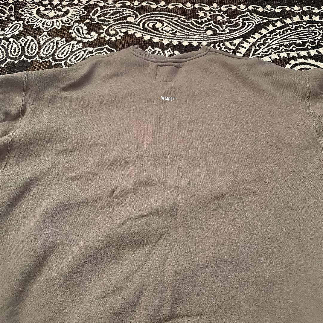 WTAPS クルーネックスウェット オリーブグリーン　04