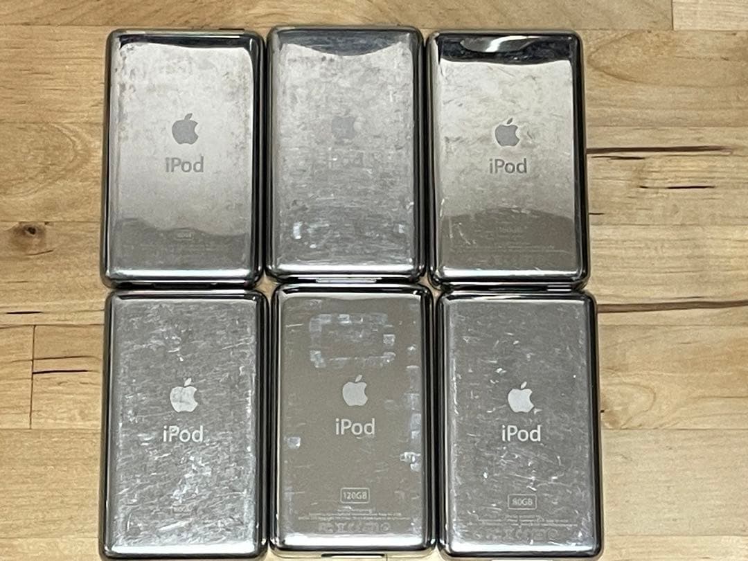 【１割引】【修理ベース】 iPod classic 6台セット ジャンク