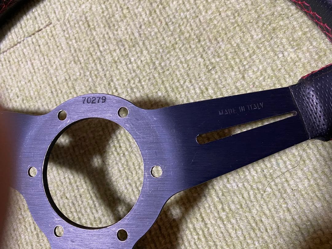 24時間限定価格NARDI ナルディステアリング360mmレザー張替カスタム品