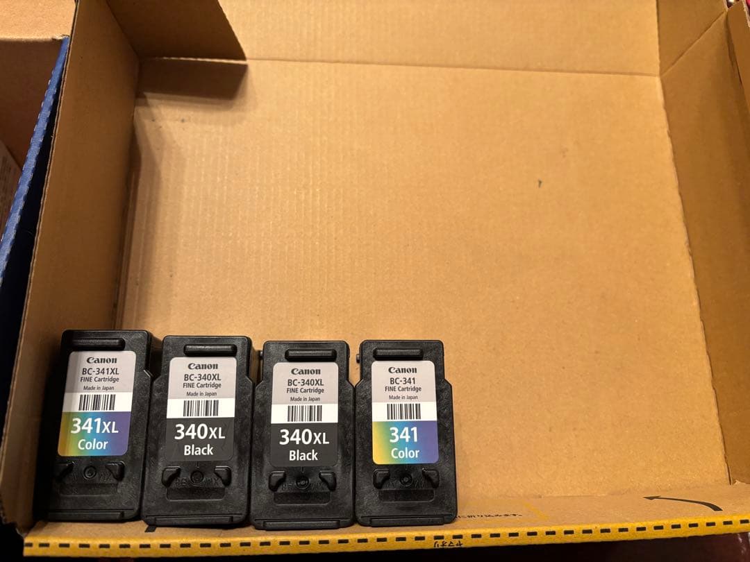 Canon インクカートリッジ 340XL 341XL 使用済みインク