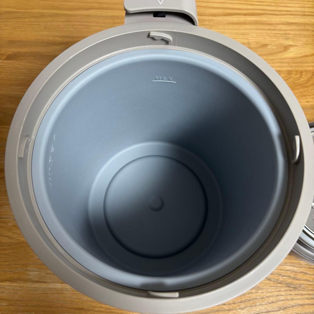 ドウシシャ 加湿器スチーム式 mistone600S 上から給水 3L ブラウン