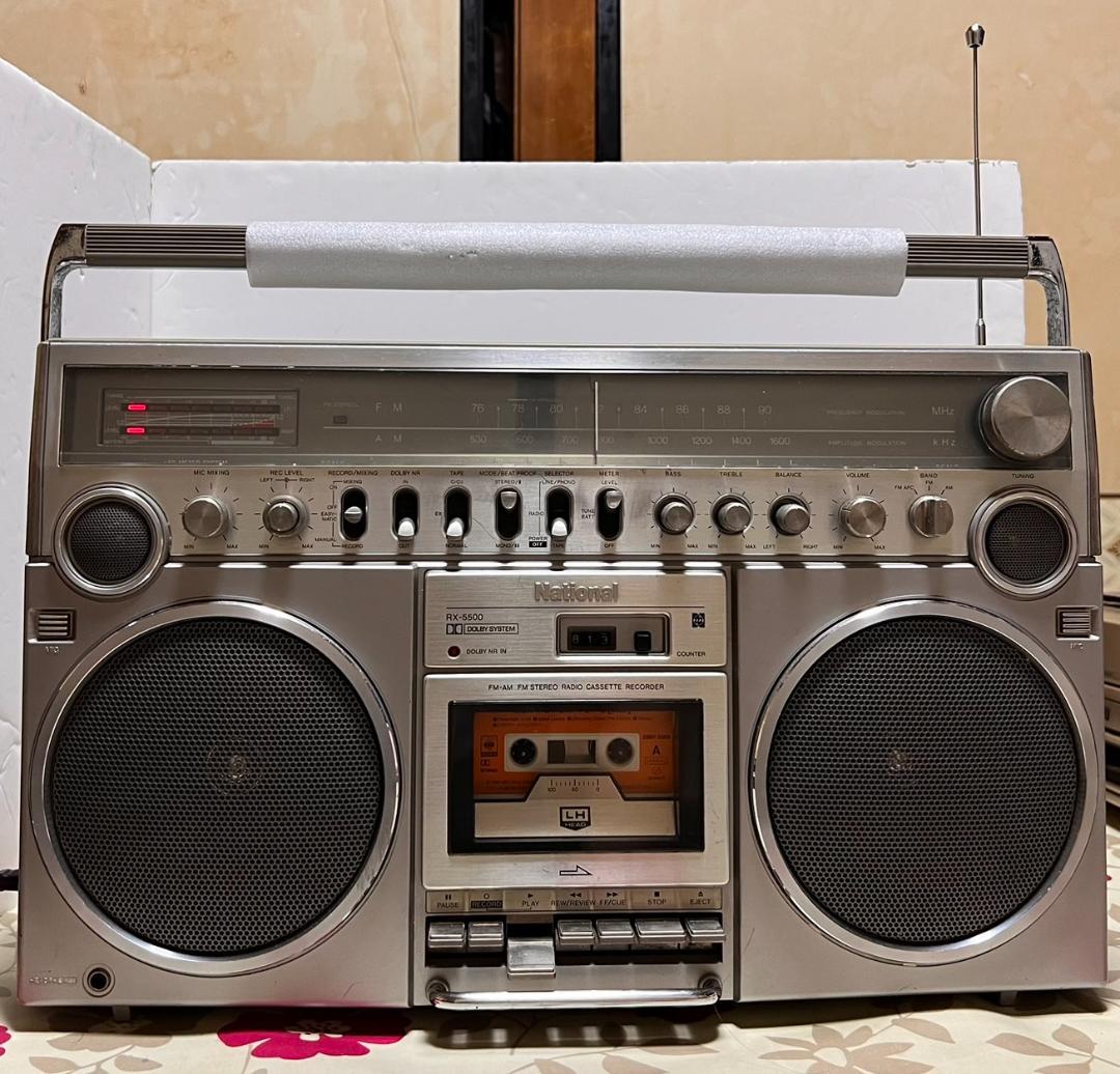 美品 動作品 ラジカセ National RX-5500