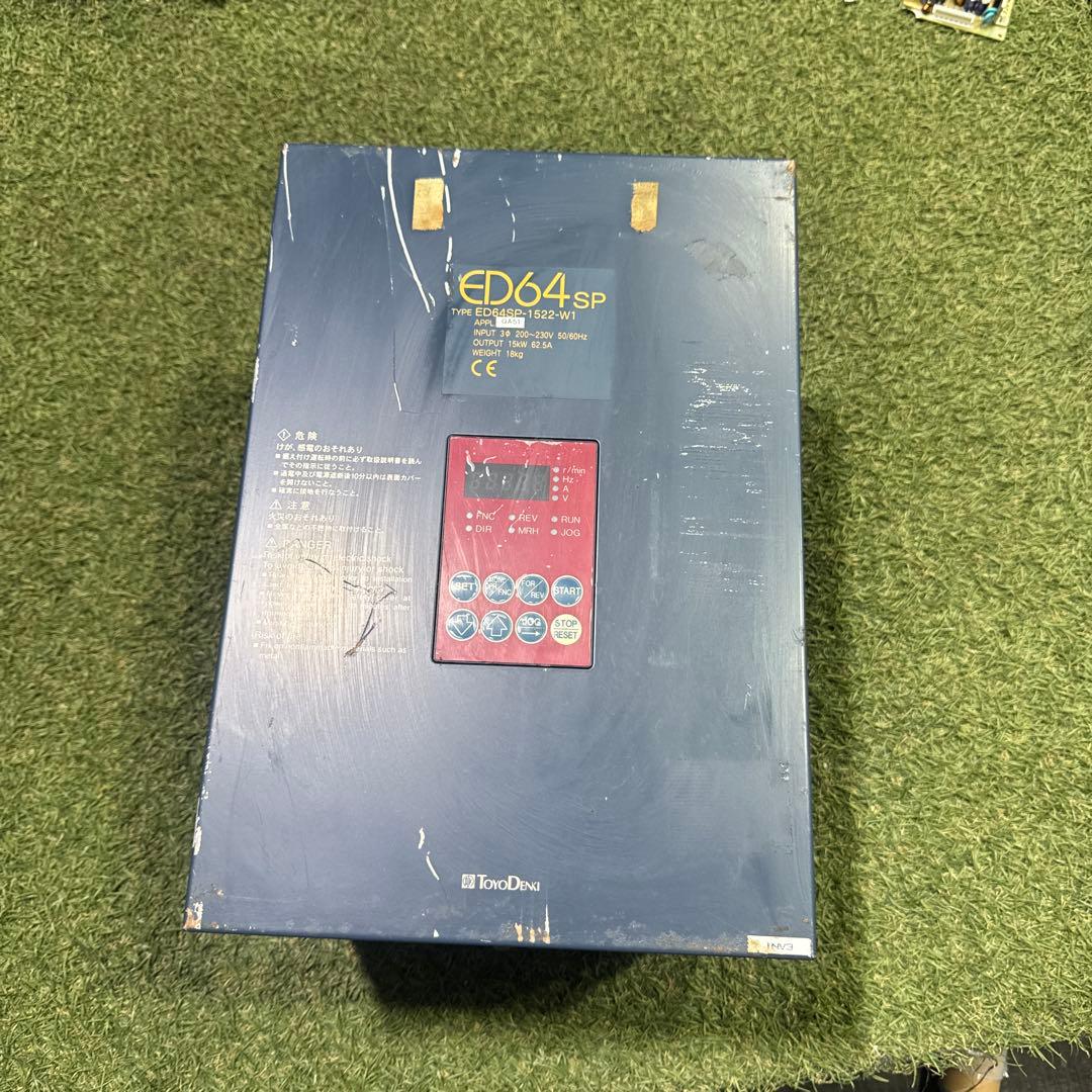 東洋電機製造 TOYODENKI ED64SP-1522-W1 インバータ　保証