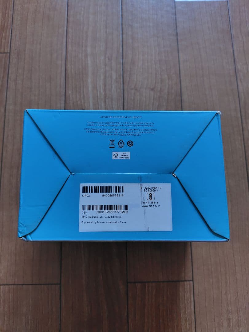 Amazon Echo Dot スマートスピーカー