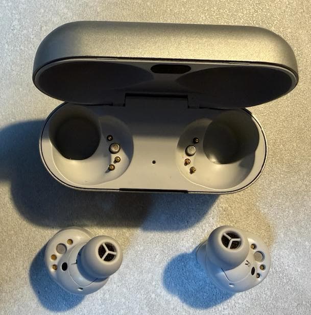 Technics EAH-AZ80-S ワイヤレスイヤホン シルバー ジャンク品