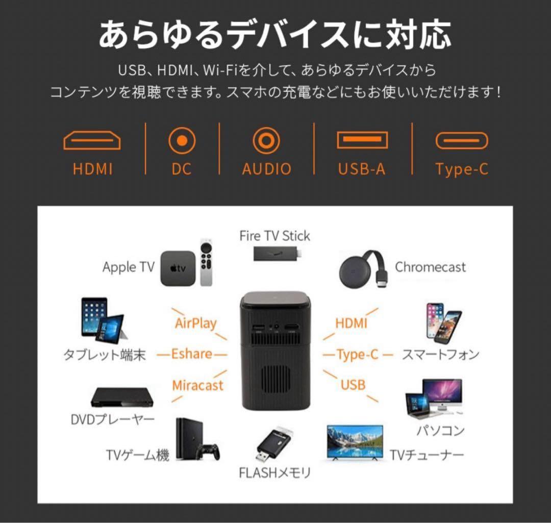CINEMAGE mini 公式 プロジェクター Android搭 載 自動補正