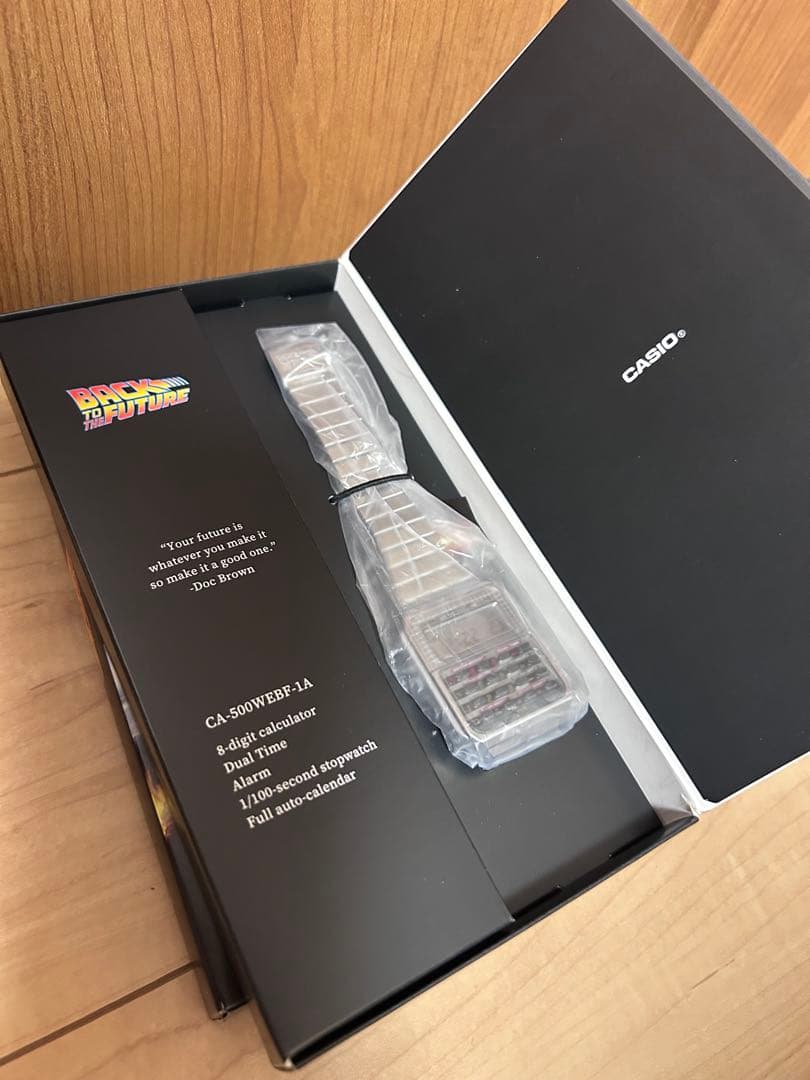 【新品未使用】カシオ バックトゥザフューチャー CA-500WEBF-1AJR