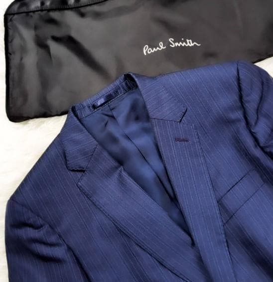 Paul Smith×LoroPiana３ピース紺ロロピアーナ×ポールスミス