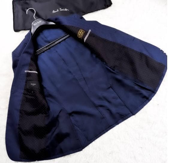 Paul Smith×LoroPiana３ピース紺ロロピアーナ×ポールスミス