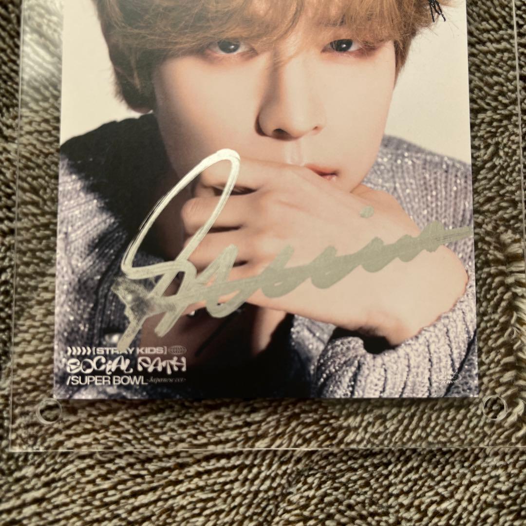 straykids スンミン サイン 直筆 ソシャパ socialpath