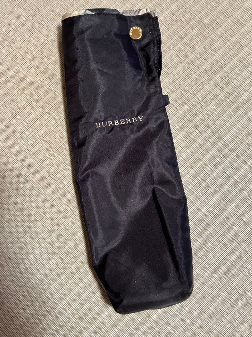Burberry バーバリー 折りたたみ傘 ブラック