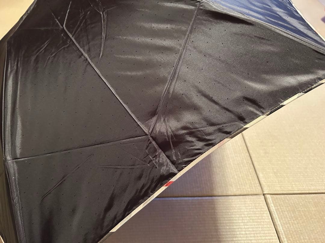 Burberry バーバリー 折りたたみ傘 ブラック