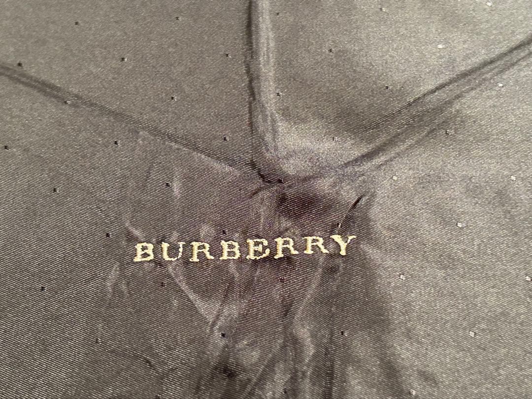 Burberry バーバリー 折りたたみ傘 ブラック