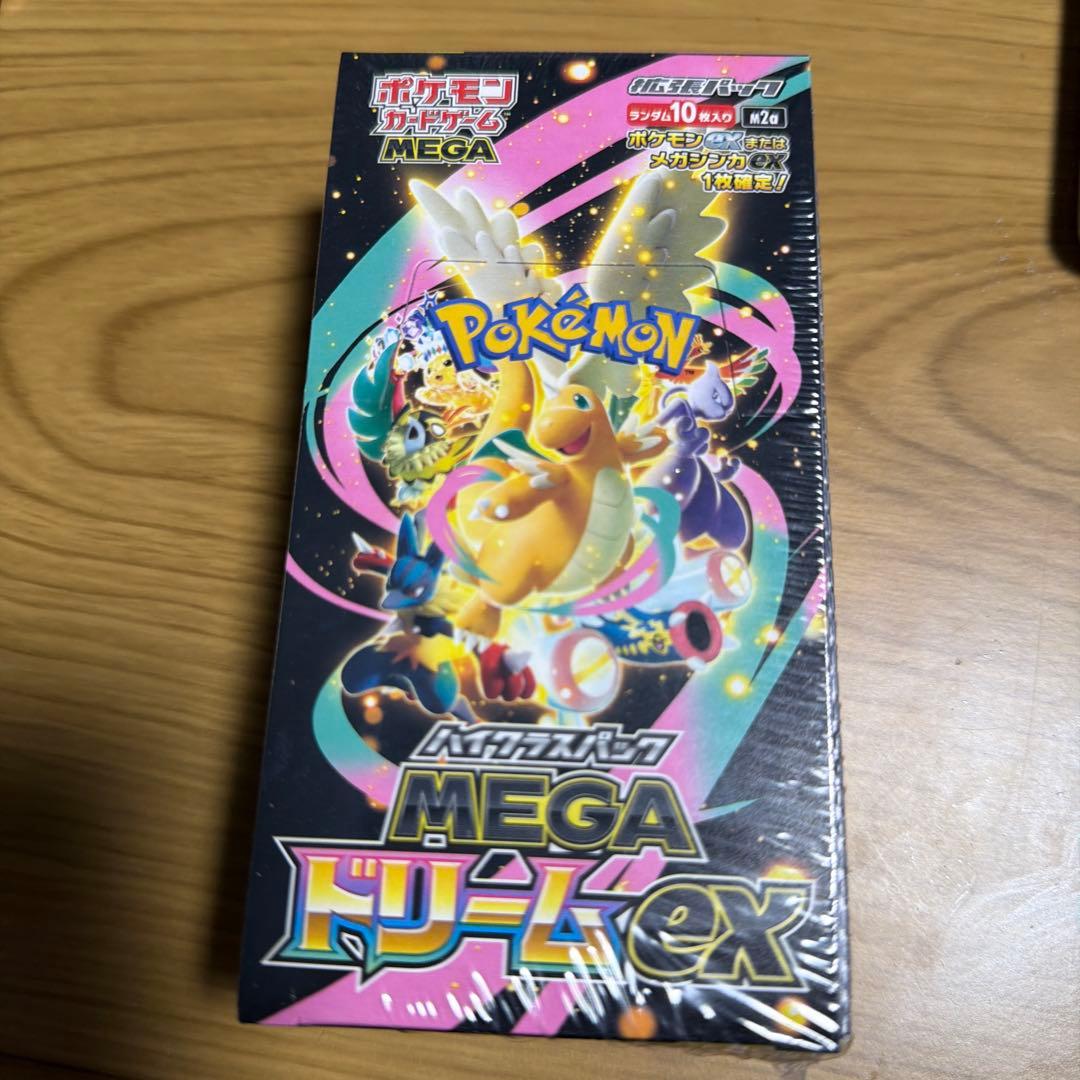 【新品未開封シュリンク付き】ポケモンカードゲームMEGA ドリームex　１BOX