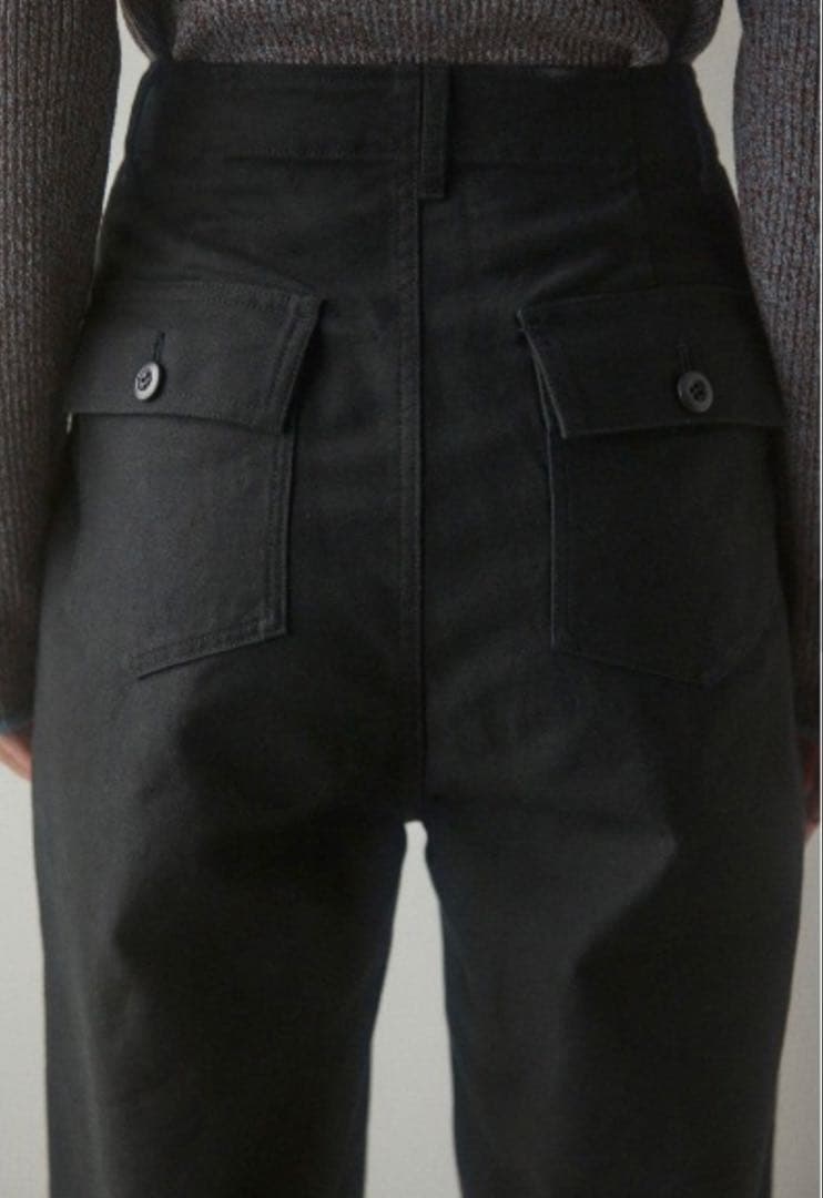 BLACK BY MOUSSY/ブラックバイマウジー　ベイカーパンツ　ブラック