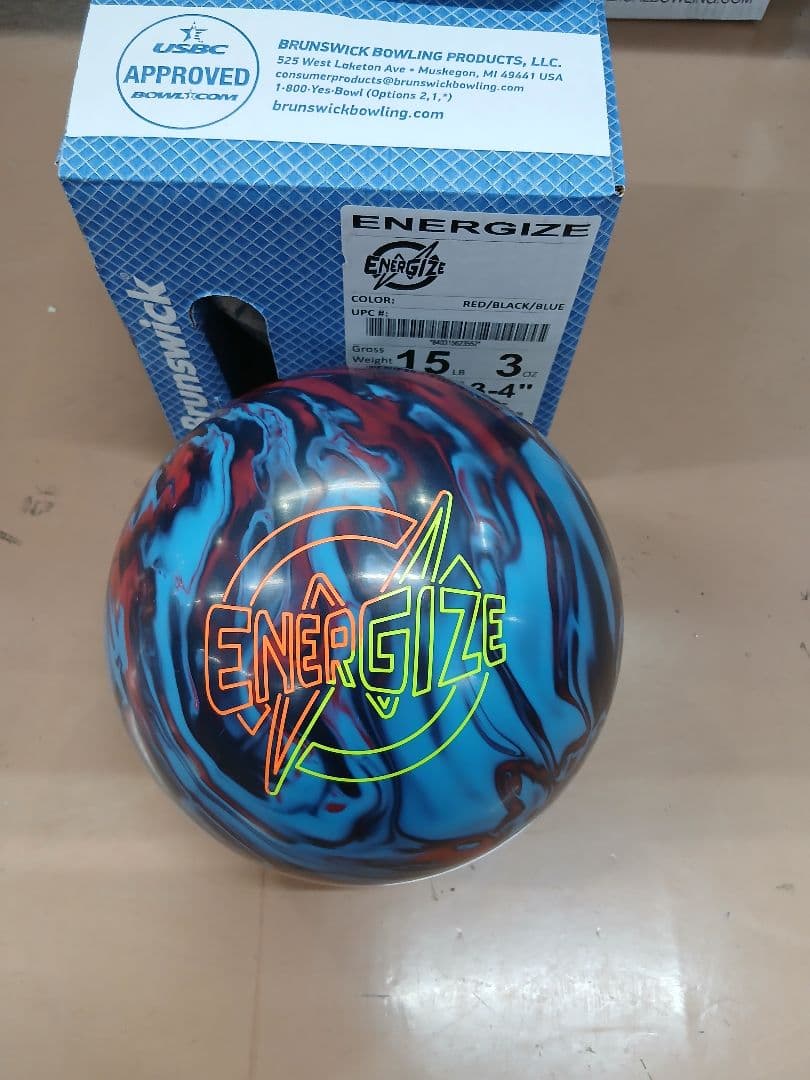新品　ブランズウィック　エナジャイズ　15p ボウリング