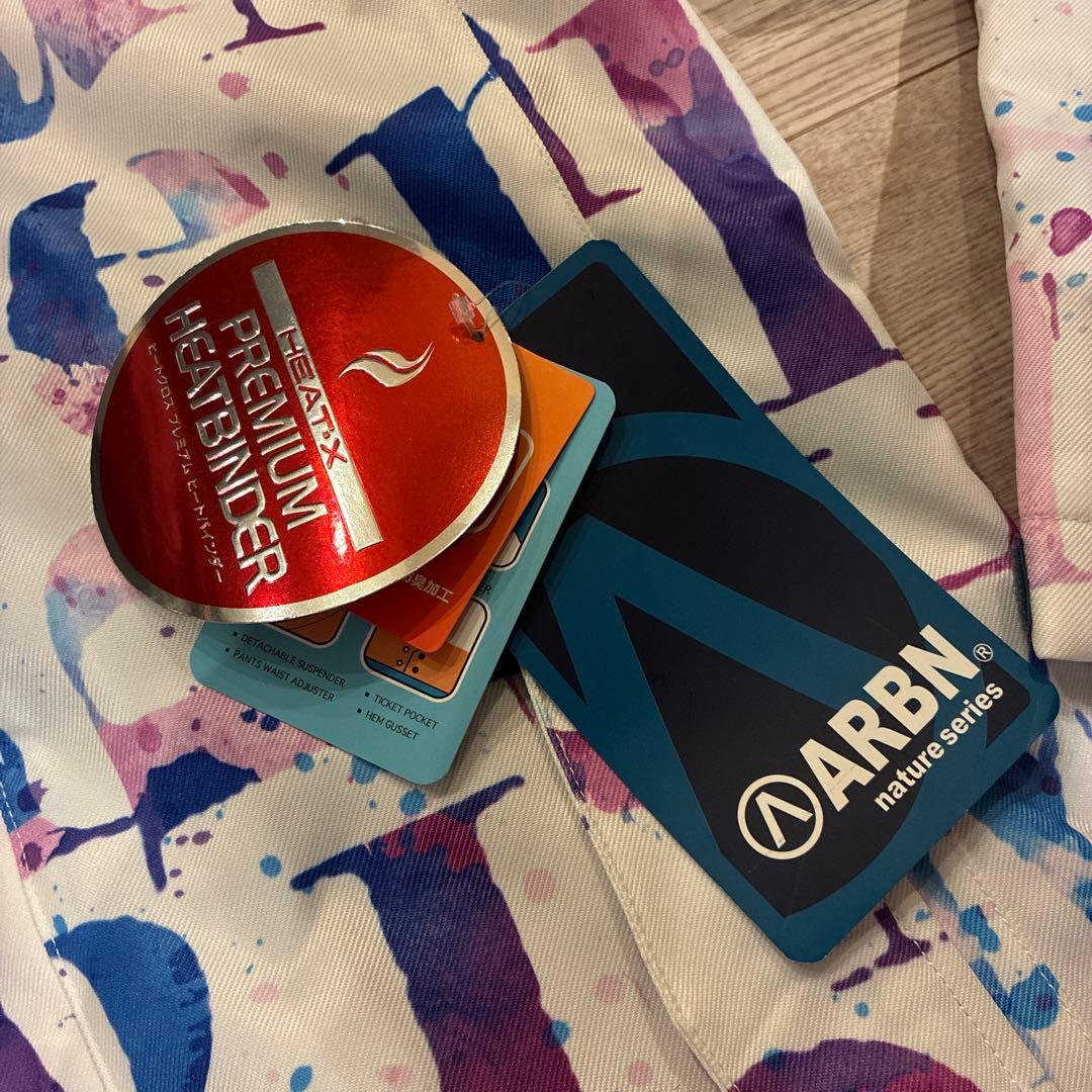 未使用 エアボーン ARBN スキーウェア スノボードウェア 上下セット LL