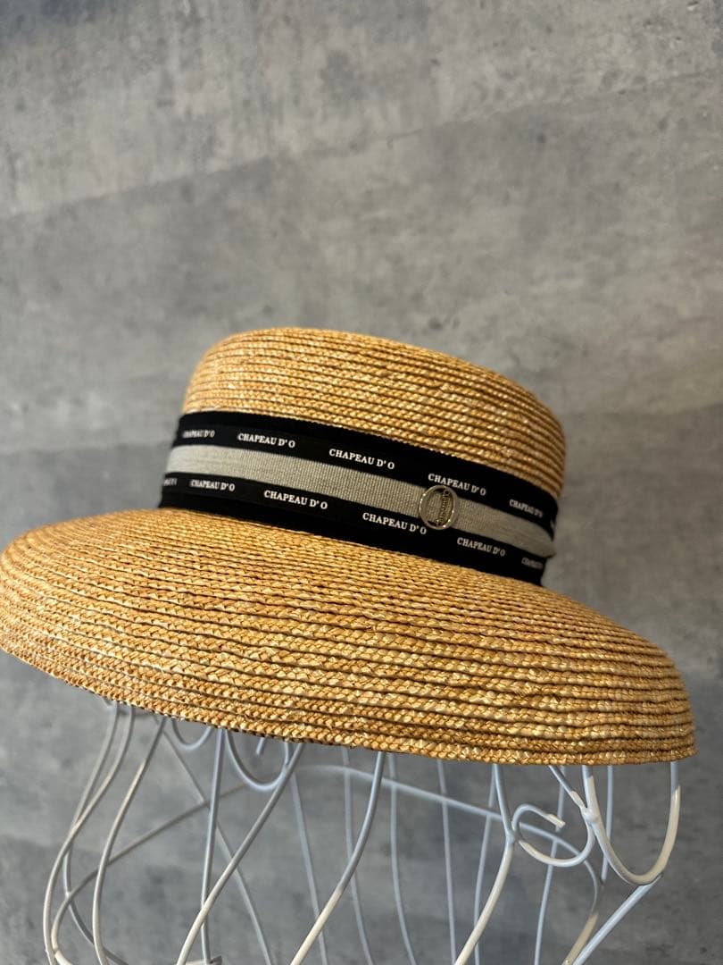 【シャポードオー】カサブランカロゴ入りハット