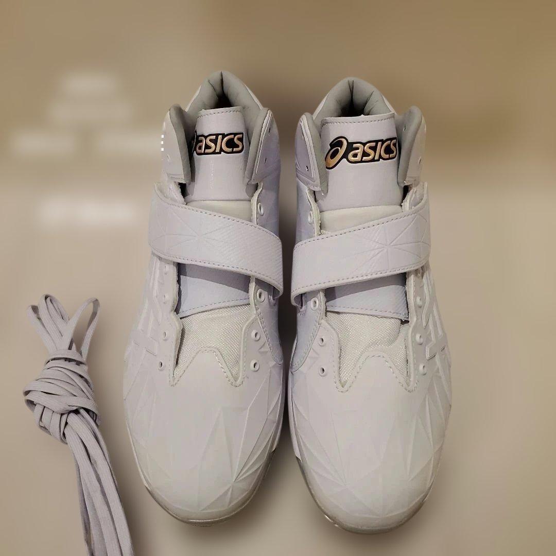 asics ホワイト スパイク ゴールドステージ　GOLDSTAGE　27.0
