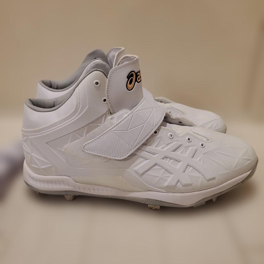 asics ホワイト スパイク ゴールドステージ　GOLDSTAGE　27.0