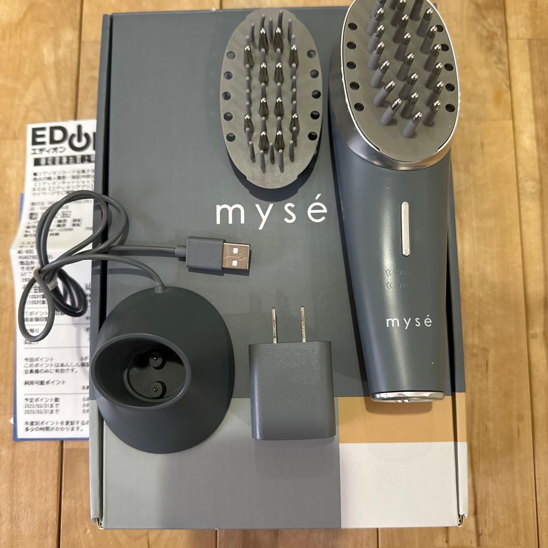 ヤーマン　美顔器　頭皮　ミーゼ myse MS-80G GRAY ブラシ
