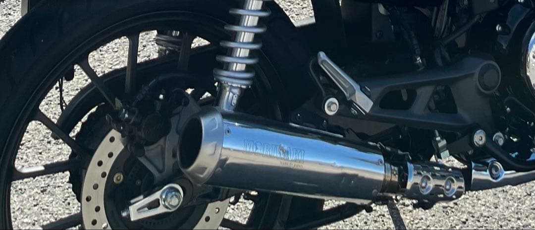 ホンダ GB350 、350Sスリップオンエキゾーストモリワキ マフラー