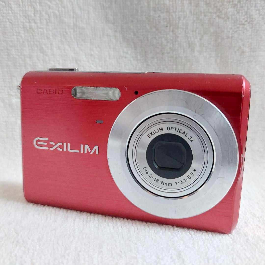美品 CASIO コンパクトデジタルカメラ EXILIM EX-Z60 赤
