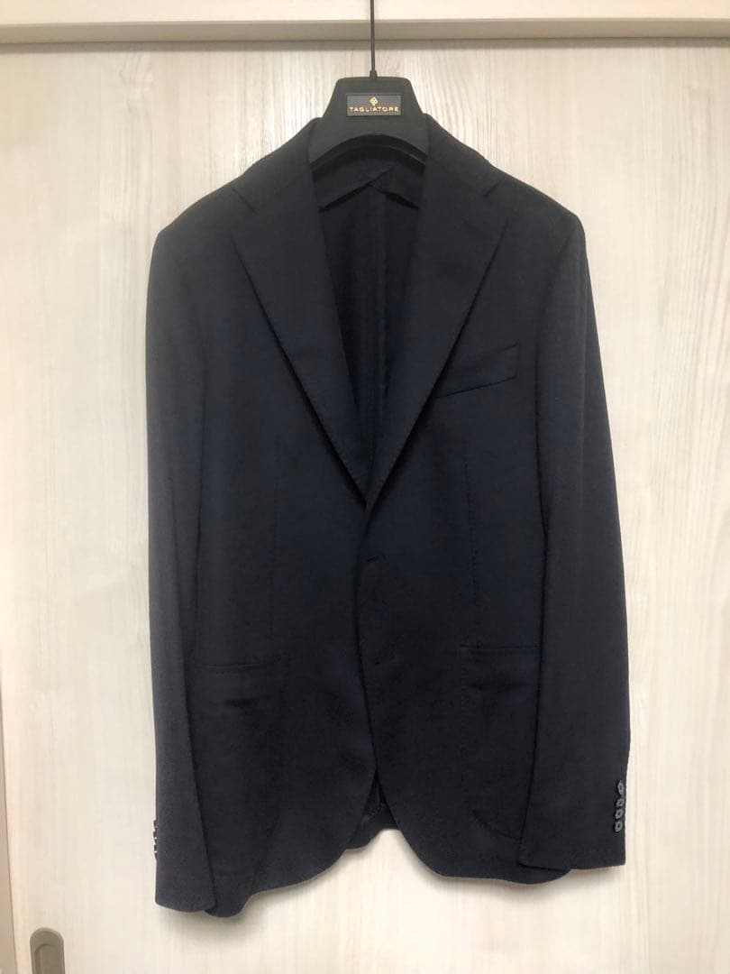 ☆美品☆ タリアトーレ　キャメル100%ネイビージャケット