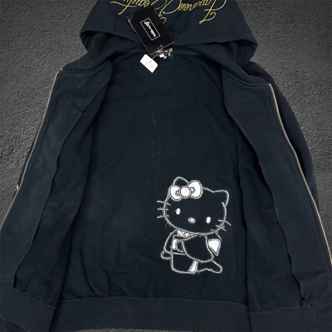 抜刀娘×ハローキティ 和柄 パーカー M 新品タグ付 希少デッドストック　花柄