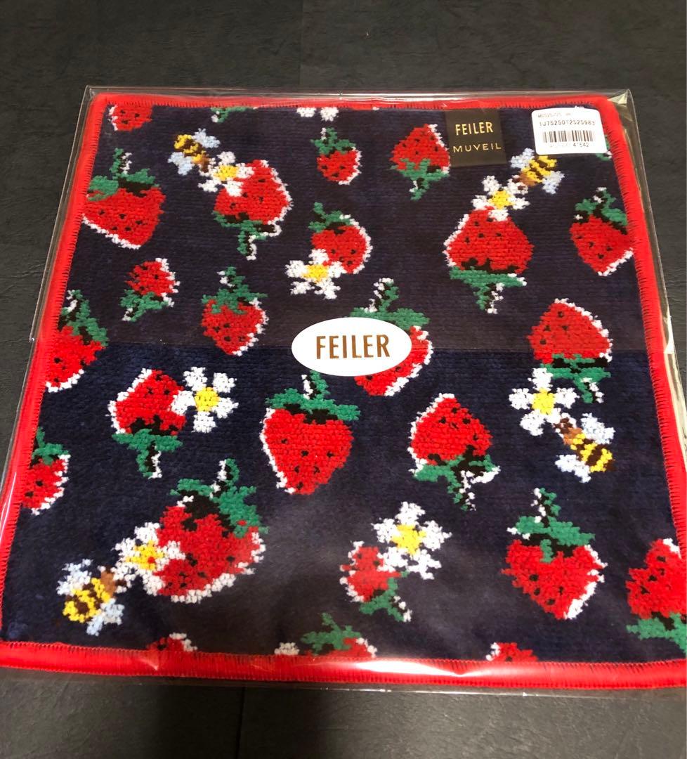 フェイラー　ミュベール　ストロベリーセレナーデ　ハンカチ2枚