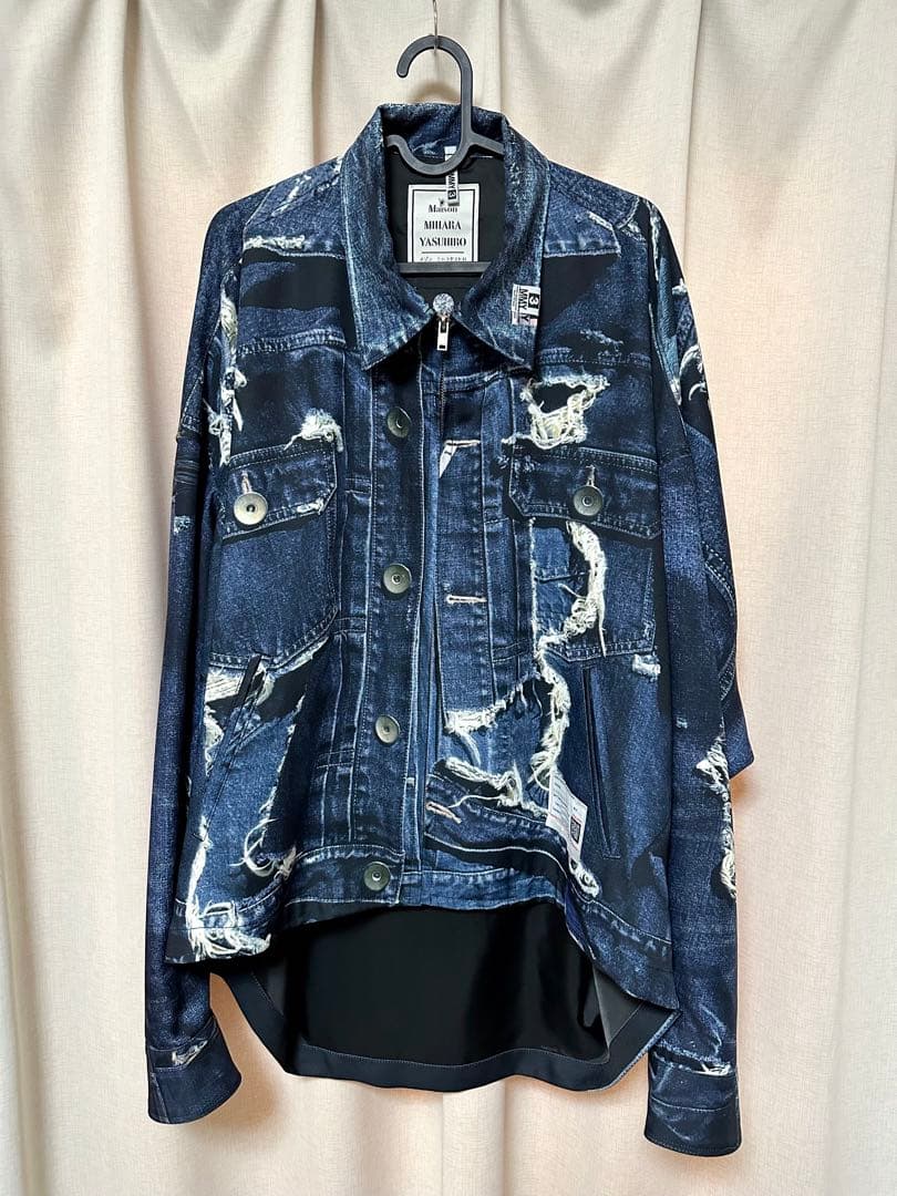 ✴︎希少✴︎ メゾンミハラヤスヒロ × T.A.T.A 転写 デニム ジャケット