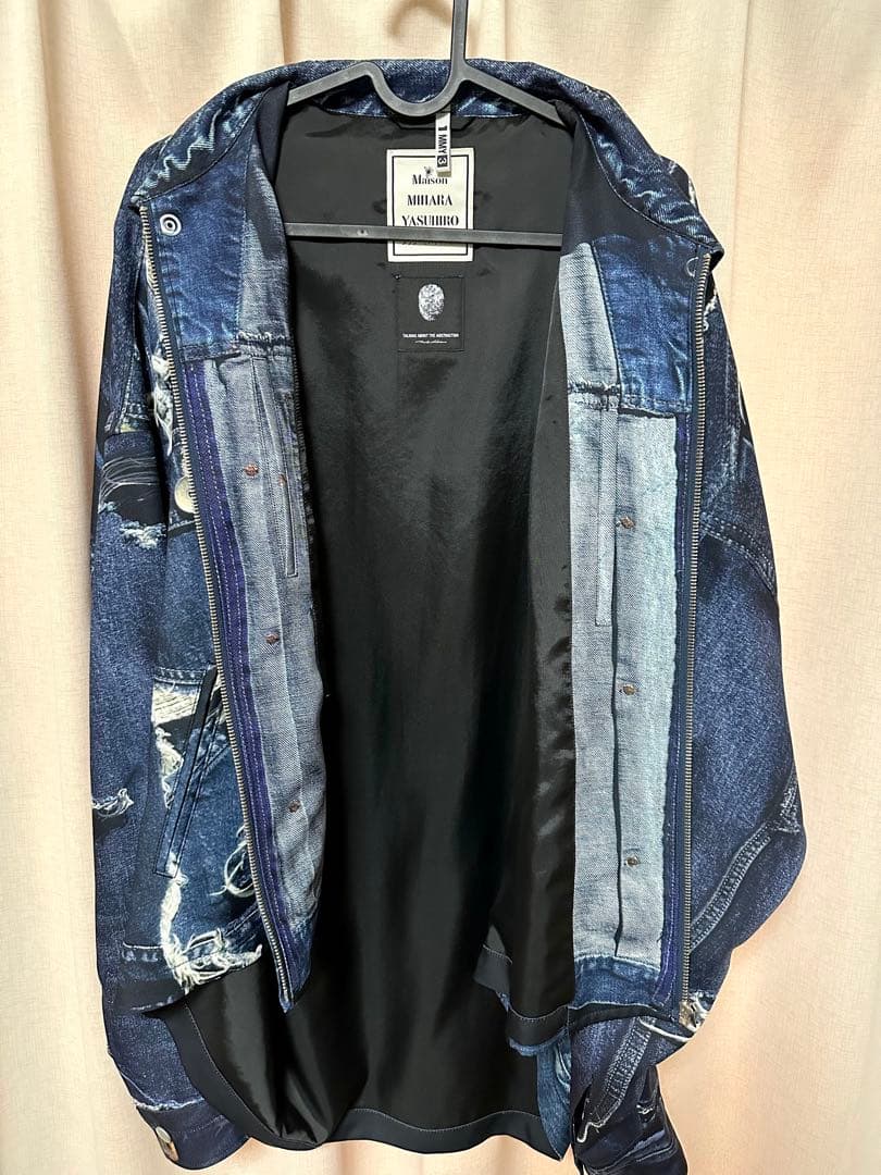 ✴︎希少✴︎ メゾンミハラヤスヒロ × T.A.T.A 転写 デニム ジャケット