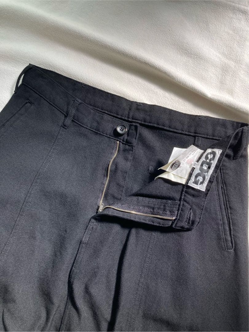 コムデギャルソン　CDG バックロゴ　サルエルパンツ　ブラック　M ウール　美品