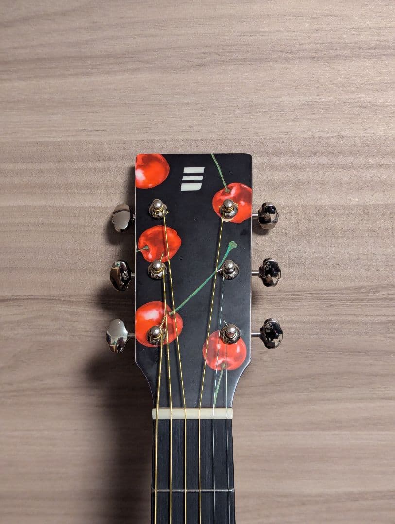 EIKISM Nagi Guitars Cherry Ebony エレアコ