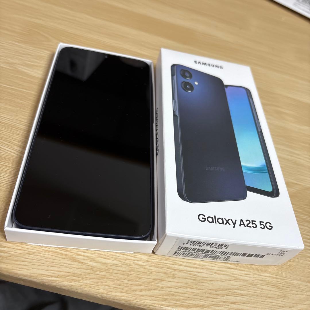 即購入◯Samsung Galaxy A25 5G ブラック