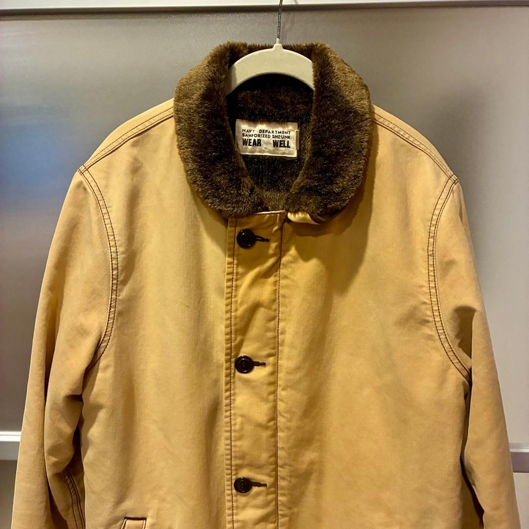 UES（ウエス） N-1 デッキジャケット キャメル サイズ 3
