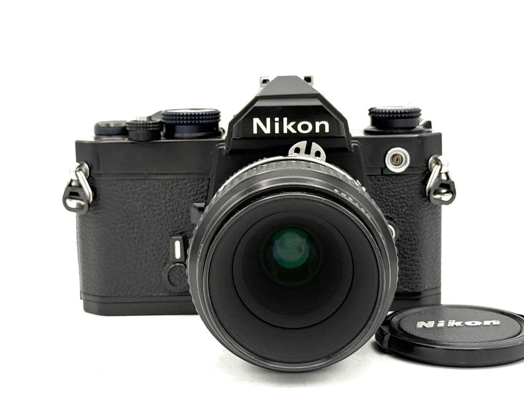 【完動品】Nikon FM + 55mm f3.5 フィルム一眼レフ 動作確認済