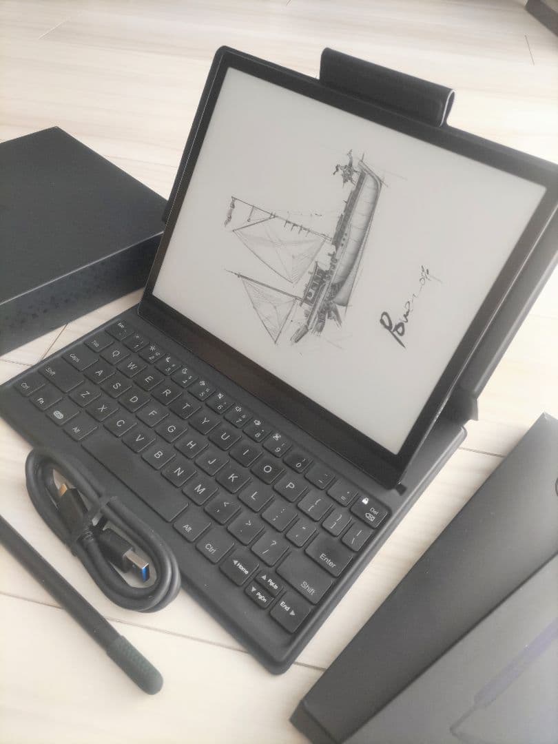 美品 使用1年以内 BOOX Tab Ultra カバー キーボード ペン付属