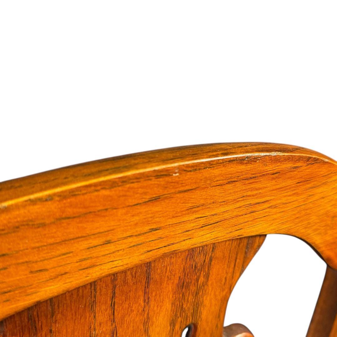 HR802 三越ブルージュ　アームレスチェア　ダイニングチェア