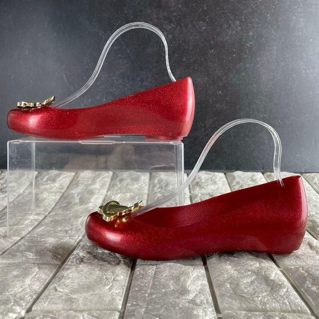 未使用級 ヴィヴィアンウエストウッド メリッサ フラットシューズ ラメ パンプス