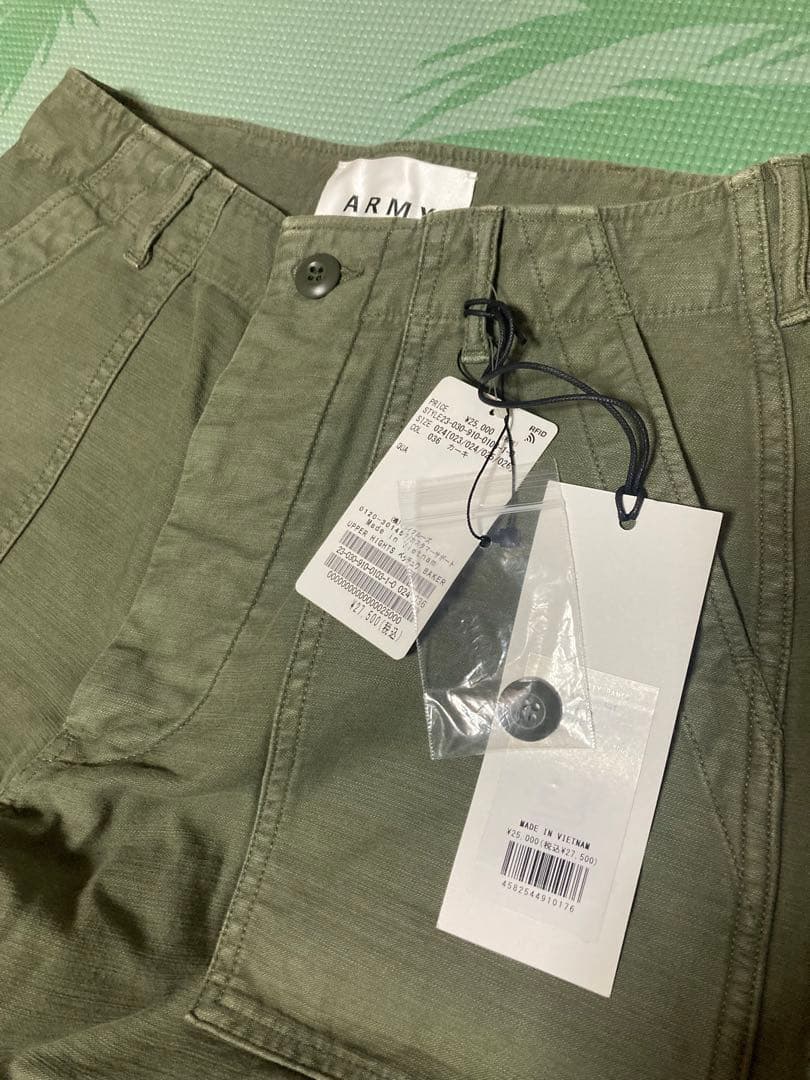 イエナ別注【アッパーハイツ】BAKER PANTS ベイカーパンツ24サイズ