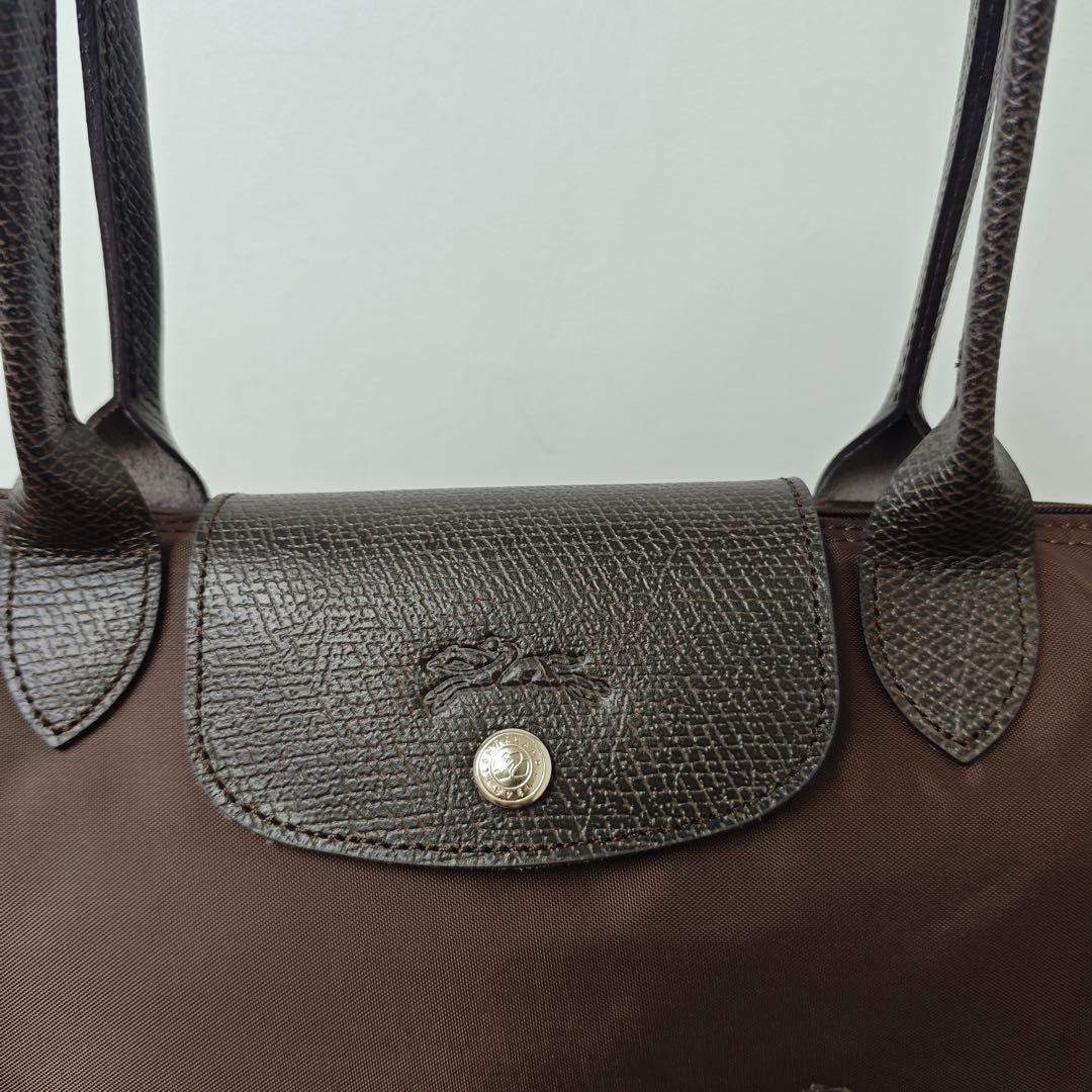 【新品】ロンシャン ル プリアージュ グリーンライン肩掛けL 最新色ラテ