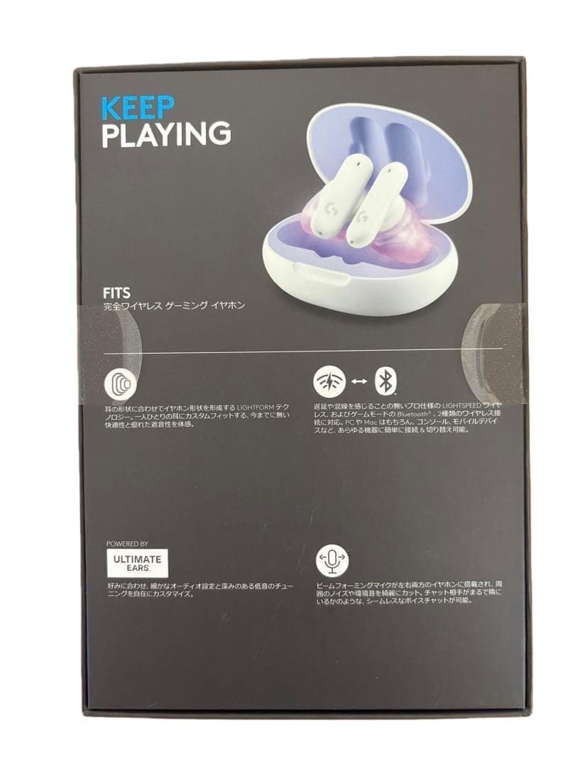 早い者勝ち】ロジクール G FITS ホワイト ワイヤレスゲーミングイヤホン