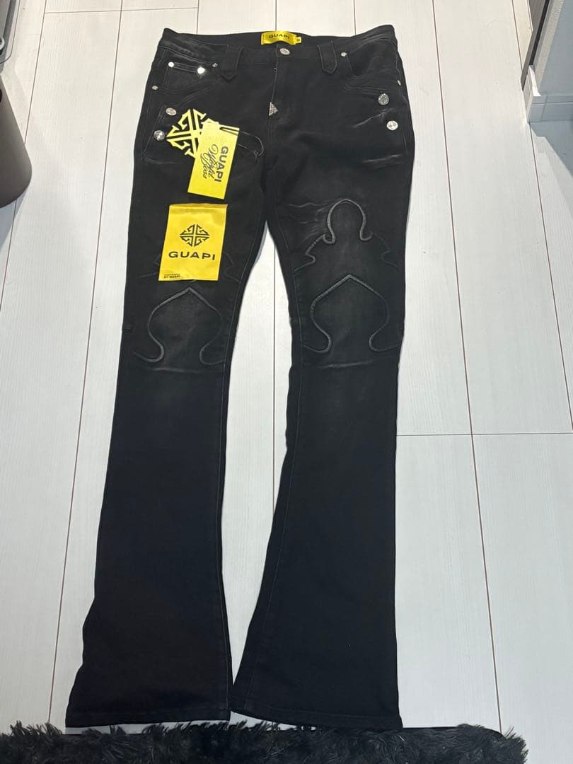 パンツ GUAPI / obsidian black sanctum denim